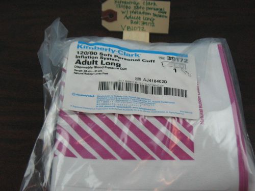 Kimberly clark 120/80 soft cuff with inflation system adult long  ref:39172 for sale