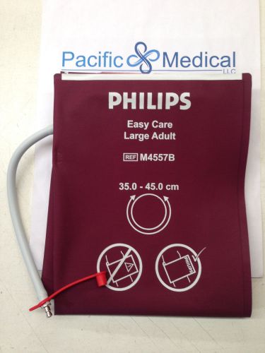New PHILIPS Reusable NIBP Blood Pressure Cuff LARGE ADULT M4557B 35 - 45 cm