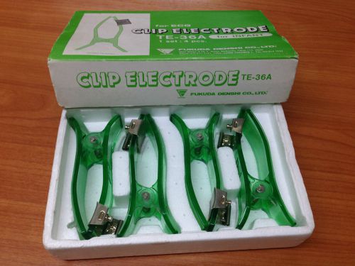 4 pcs.FUKUDA DENSHI ECG Clip Electrode TE-36A for Infant 1 set original package