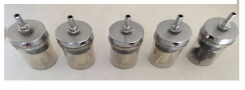 Vacuum regul.overflow trap, gland nut connectr reusable  ohio ,used,(lot of 5) for sale