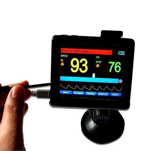 2015 hand-held touch screen patient monitor color tft screen &amp; spo2 + adult pr for sale