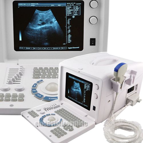 New 10-inch full digital ultrasound scanner with convex probe+ 3d software for sale