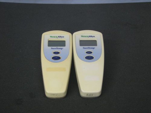 Lot of 2 TWO Welch Allyn SureTemp 678 Thermometers