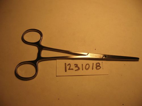 ROCHESTER/ PEAN HEMOSTAT FORCEP STRAIGHT/SERRATED &#034;7 1/4&#034;