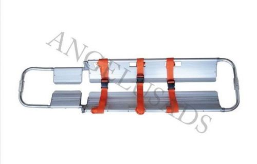 Medical emergency aluminum alloy adjustable scoop stretcher equipment camilla for sale