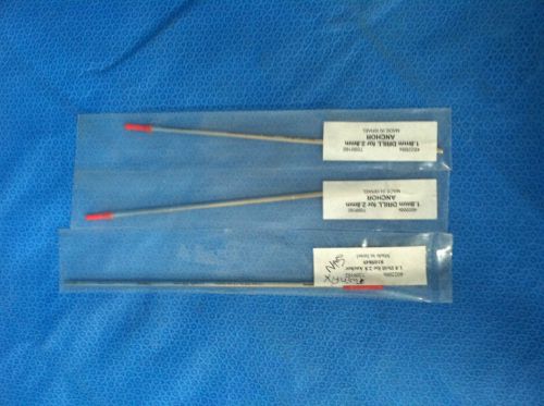 Smith and Nephew 7209162 1.8mm Drill for 2.8mm Anchor, lot of 3.