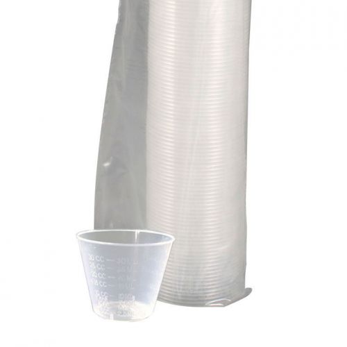 1OZ Disposable Plastic Graduated Medicine Cups 100 CUPS