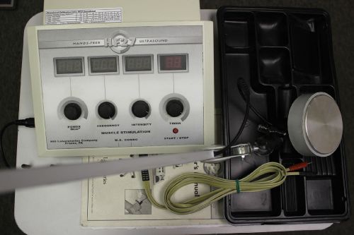 Hill Labs Hands Free Ultrasound Combo Model Hf-27 With Rolling Stand &amp; Manual