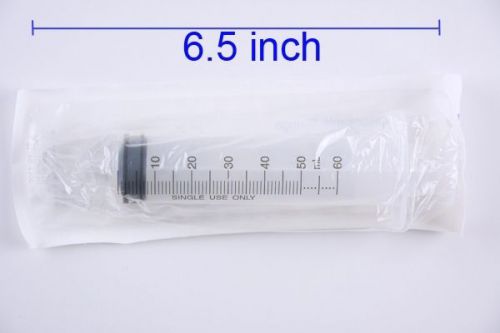 50ml Plastic Syringe 50cc thumb Grip Syringe  Extra Large size X6
