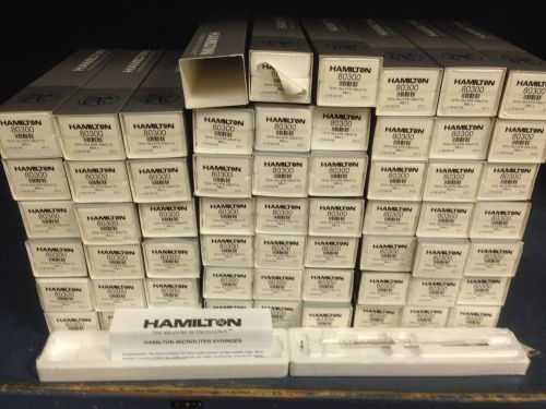 Hamilton 80300 10uL gastight syringes (lot of 60)