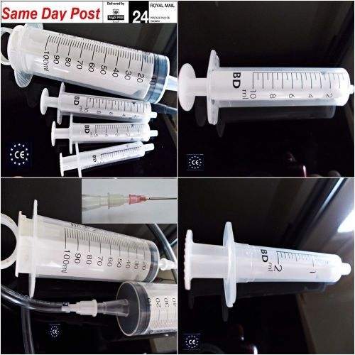 2ml 5ml 10ml 100ml Medical Syringes , Sterile Hypodermic, ink refill  cartridge