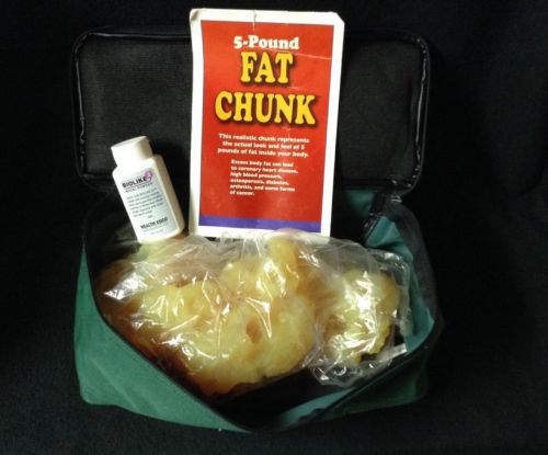 Health Edco Fat Chunk Model 5 lb Anatomical Teaching Obesity Five Pounds of Fat