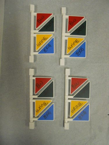 Exam room status signal medical door flags - 4 colors for sale