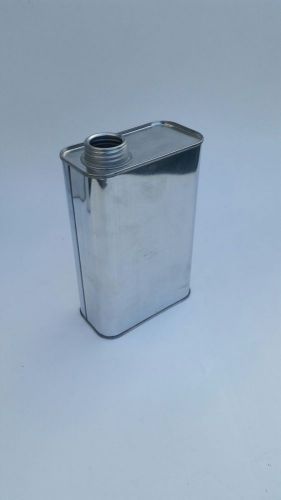 New 120 pcs Tinplate 1 Quart Cans Steel F-Style Oblong Metal Cans Steel