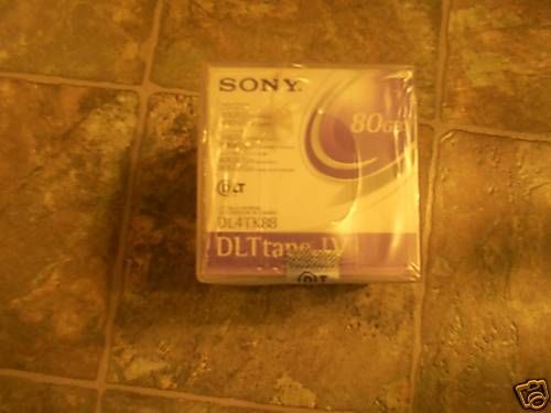 New 5 pack Sony DL4TK88 DLTtape IV 80gb data cartridges