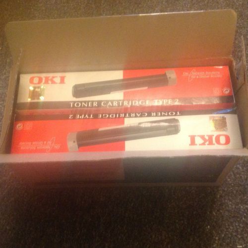 6 X OKI Toner Cartridges Type 2 Number 09002395