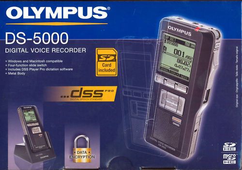 Digitales diktiergerat olympus ds-5000 professional ovp for sale