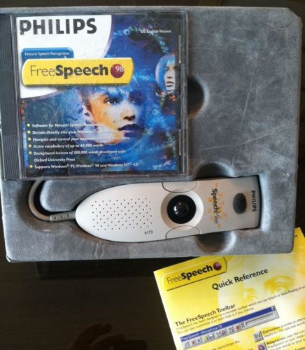 PHILIPS SPEECHMIKE-Model LFH 6173-Voice Recorder-Speech Recognition Software