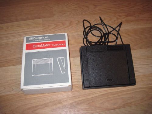 New In Box Dictaphone 142795 DictaMatic Foot Control Footswitch/Free Shipping!