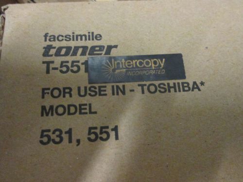 Toner For Toshiba Fax Machines 531 551