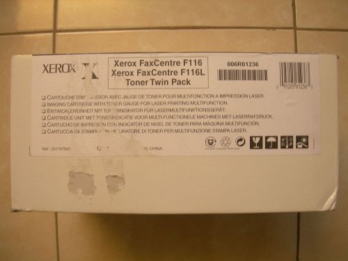 XEROX 006R01236 TONER TWO PACK FOR FAXCENTRE F116/F116L