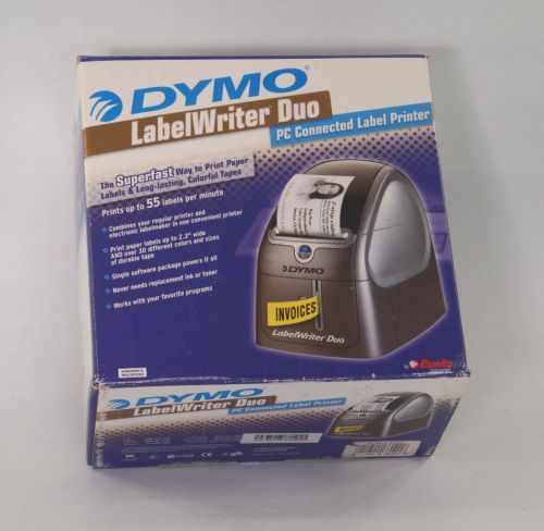 Dymo LabelWriter Duo PC Connected Label Printer Label Maker Internet Postage