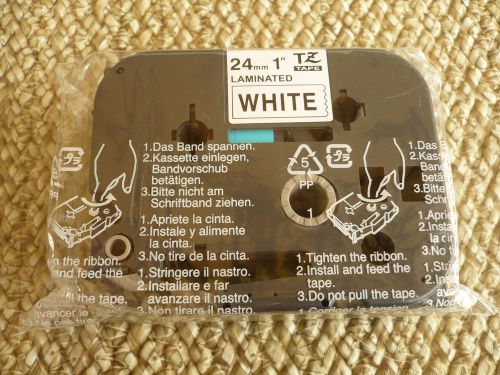 BROTHER P-TOUCH LABEL MAKER TAPE TZ251 24MM 1 INCH BRAND NEW