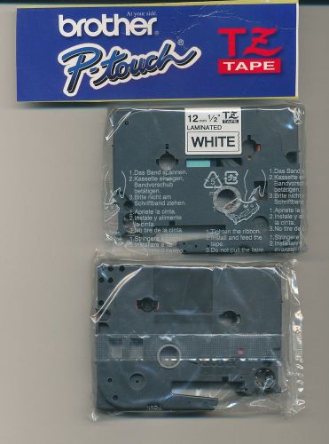 Genuine Brother TZe-231 BLACK ON WHITE Label Tape TZe231 / TZ231 fits PT-2030
