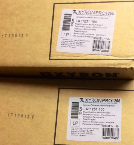LAT1251-100 Xyron 1255 Laminating / High Tack Adhesive Cartridge - 100&#039;
