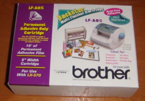 Lot of 3 Units - Brother LF-A05 Permanent Adhesive Cartridge - Use with LX-570