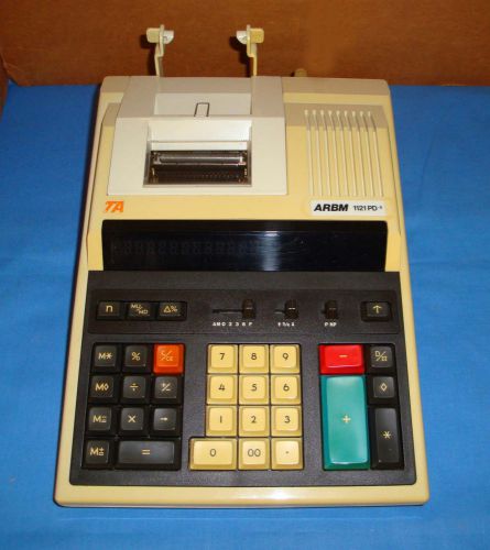 VINTAGE TA ARBM 1121PD DESK PRINTING CALCULATOR