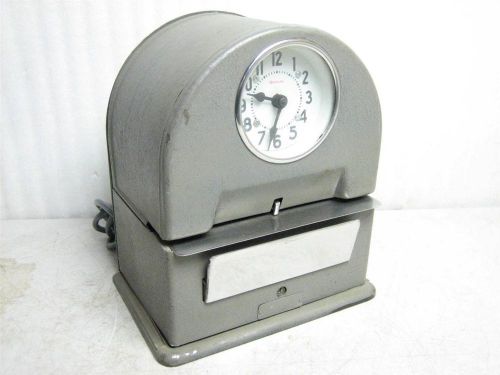 Vintage simplex time recorder tcf1r3 punch clock (jn 20) for sale