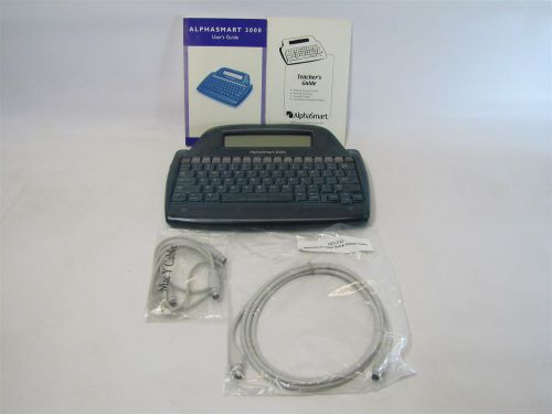 AlphaSmart 3000 Portable USB Data Word Processor System Bundle *w/ Case*