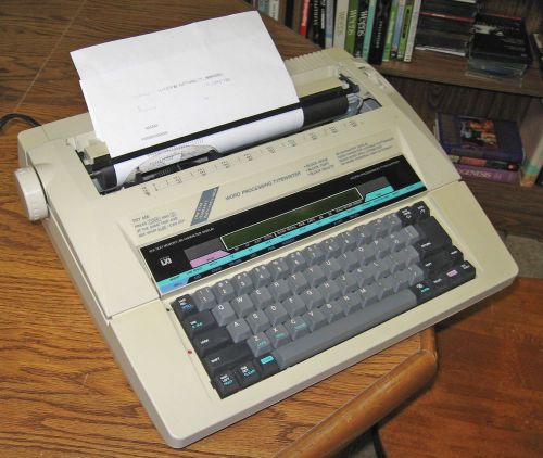 Sears Word Processor Typewriter (Nakashima AX-60) 1980s, with supplies - WORKING