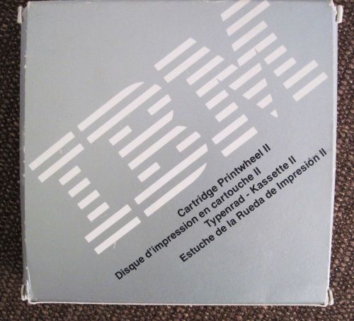IBM Cartridge Printwheel II  ~  12P Prestige Elite 001-008  ~  NOS