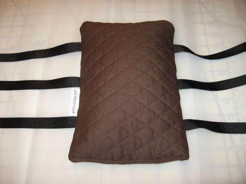 Armrest Cushions--Fit any chair--arm rest ArmCushies™! Chocolate Brown--1 pair