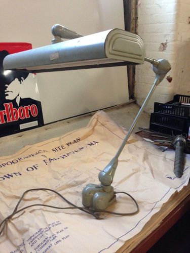 Artaculating retro desk lamp original antique 2- prong wire