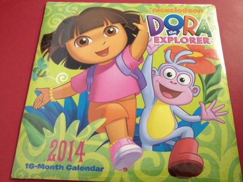 2014 Sealed Calendar -Kids, Nickelodeon Dora the Explorer !