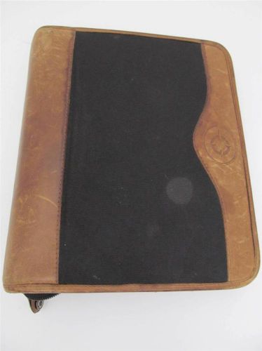 FRANKLIN COVEY DAY PLANNER CLASSIC GREEN LINE with LEATHER TRIM