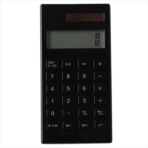 MUJI Moma Calculator 10 digit Black 51?x100.7?x9.1mm from Japan New