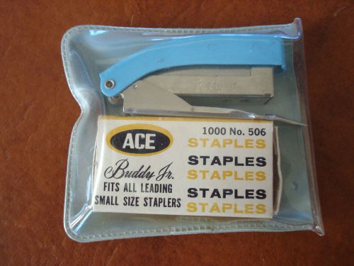 Vintage Buddy Jr junior Stapler Model 230 in case with staples