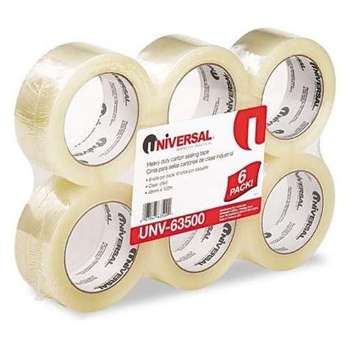 Universal office products 63500 box sealing tape, 2&#034; x 110 yards, 3&#034; core, for sale