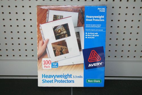 Avery Heavyweight Sheet Protectors. PV119G 74102 NEW