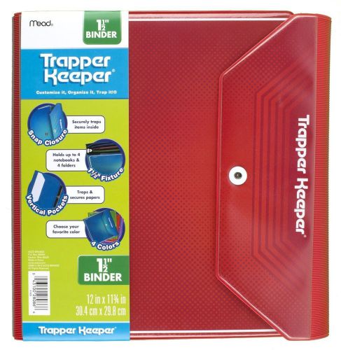 Mead®trapper keeper® 1 1/2&#034; heat sealed binder for sale