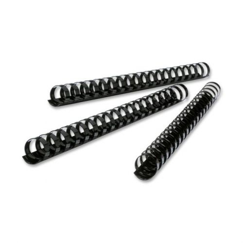 Lot of 284 New GBC CombBind 4000118 Black 1&#034; Spines 200 Sheet Capcity 25mm