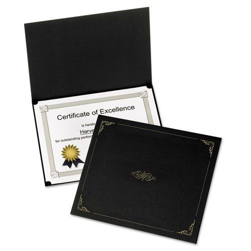 375 Oxford Certificate Holders, 12 1/2 x 9 3/4&#034;&#034;, Black - ESS29900055BGD