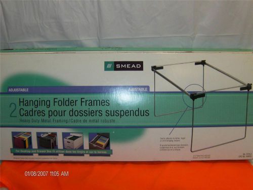 Smead hanging file folder drawer frames, adjustable, steel, letter/legal size, for sale