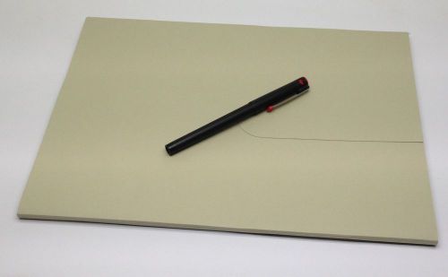 Presentation Folder Lot of 100 Tarragon (Pale Green) Cover 9 x 12 x 1/4