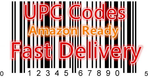 1000X UPC Numbers Codes with BARCODES for Amazon Guaranteed Working