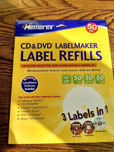 Memorex CD &amp; DVD Labelmaker Label Refills- Set of 24